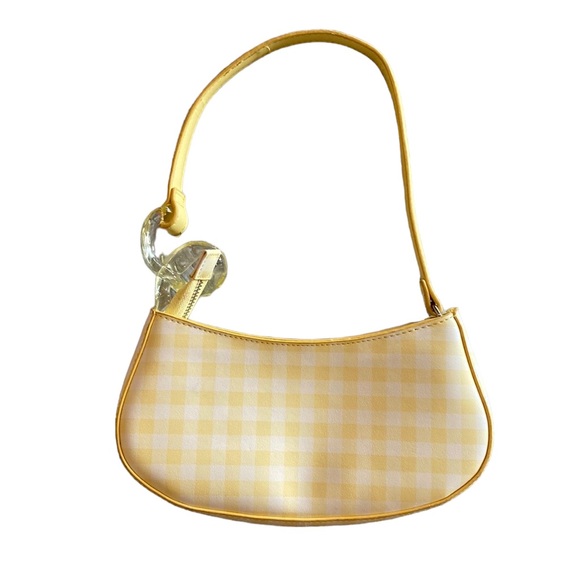 Lot of Purses Bags Yellow & White Clutch Wristlet Floral Flower Child Print - Picture 3 of 10